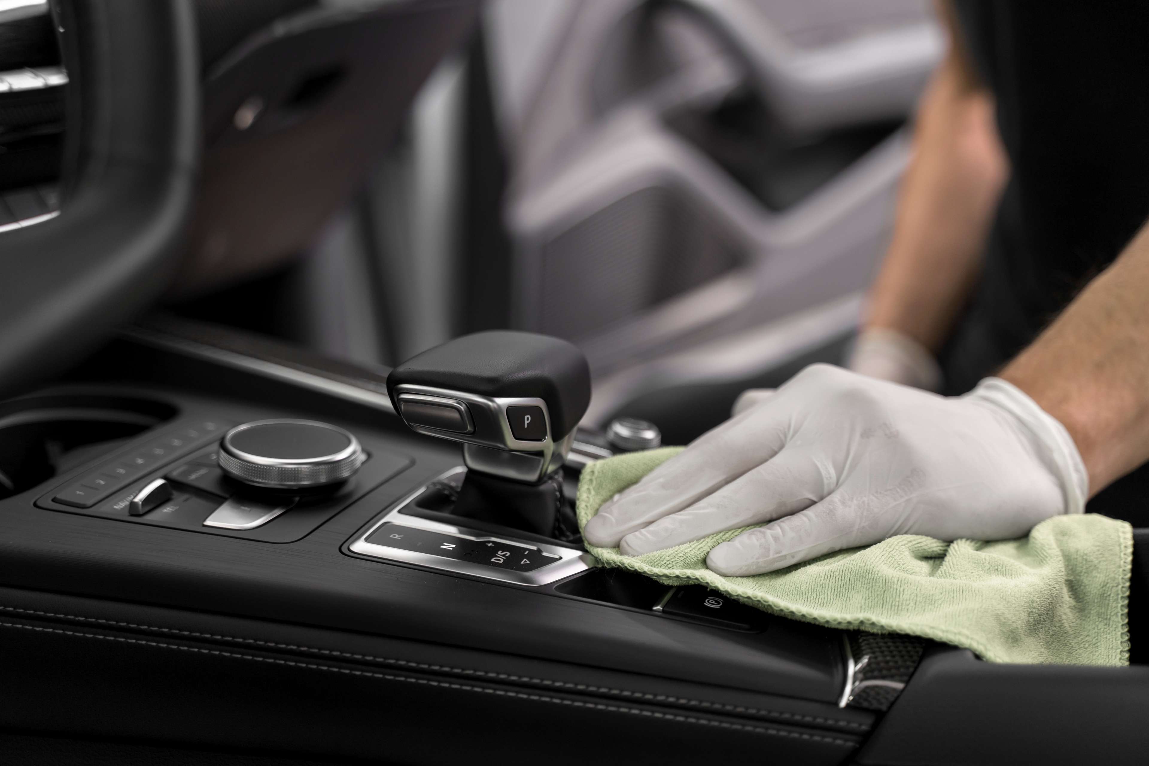 Detailed engine bay cleaning